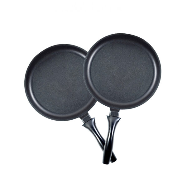 Simple Black Steel Pan Set